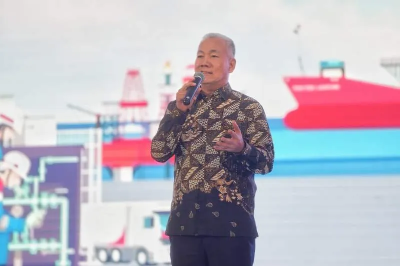 Direktur Utama PGN Arief S. Handoko dalam Customer Business Forum dengan pelanggan industri di wilayah SOR II pada Selasa (24/6/2025).