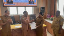 Jemima Elisabeth Windesi Resmi Jabat Plt Kepala Dinas Kesehatan Kota Sorong