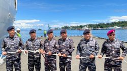 Wadan Kodaeral XIV Hadiri Pelepasan Satgas Diplomasi ke PNG, Mengunakan KRI Wahidin Sudirohusodo 991 Bawa Misi Perdamaian dan Kemanusiaan