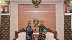 Pangdam XVIII/Kasuari Perkuat Sinergi dengan Pasmar 3 dan Kodaeral XIV di Sorong