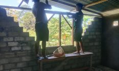 Renovasi Gereja  Persekutuan Kristen Alkitab Indonesia (GPKAI) Dapat Sentuhan TMMD, Jemaat ERROI Ucap Syukur