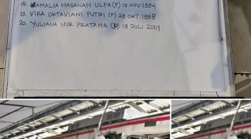 Data Korban Insiden Stasiun Bekasi Timur Beredar di Media Sosial, Belum Terverifikasi Resmi dan masih menunggu awak media masih menunggu rilis resmi dari pihak terkait untuk memastikan validitas data korban dalam insiden tersebut