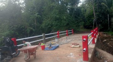 Tahap Akhir Pembangunan Jembatan Garuda Capai 87% wilayah Kodim Sorong