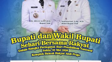 Pemimpin Siak Turun Langsung ke Masyarakat, Hardiknas Jadi Momentum Dengar Aspirasi Warga