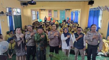 Cegah Narkoba Sejak Dini, Kapolsek Tualang dan LAN Siak Edukasi 250 Pelajar SMK Yamatu tentang Bahaya Narkotika dan Tertib Berlalu Lintas