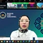 Kepala Biro Hukum dan Humas BGN, Khairul Hidayati, dalam Rapat Koordinasi Dukungan Aspek Materi Hukum terhadap Kebijakan Prioritas Presiden Program Makan Bergizi Gratis yang digelar secara hybrid, Senin (18/5).