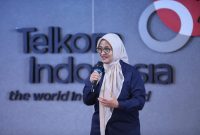 Direktur Utama Telkom Dian Siswarini.