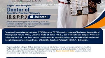 Raih Gelar Doktor Internasional Anda, Program D.S.P.P. Resmi Dibuka di Jakarta!