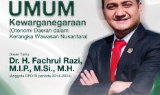 UICI dan Dr. Fachrul Razi Bahas Otonomi Daerah dalam Bingkai Wawasan Nusantara