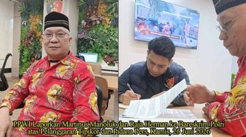 PPWI Resmi Laporkan Martin Manoluk Tampubolon dan Raja Herman ke Bareskrim Polri Terkait Korupsi dan Pidana Pers