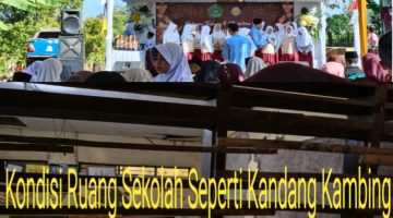 Di Balik Haru Perpisahan Siswa Kelas VI, Kondisi Bangunan MI Tanjungsari Jadi Sorotan Publik