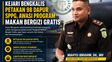 Kejari Bengkalis Petakan 98 Dapur SPPG, Awasi Program Makan Bergizi Gratis