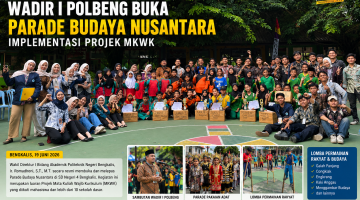 Wadir I Politeknik Negeri Bengkalis Buka dan Lepas Parade Budaya Nusantara sebagai Implementasi Projek MKWK