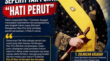 Tokoh Masyarakat Riau Serukan Penyelesaian Bermartabat dalam Perkara Rida K. Liamsi