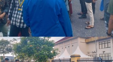 PMII Pekanbaru Gelar Doa Bersama di Depan Polda Riau, Desak Aparat Tuntaskan Kasus Dugaan Pengeroyokan Kader