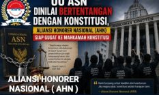 Aliansi Honorer Nasional Siapkan Gugatan ke Mahkamah Konstitusi, Nilai Implementasi UU ASN 2023 Abaikan Kepastian Nasib Tenaga Honorer