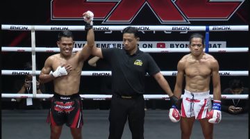 Guncang Arena Bekasi, Praka Marinir Erwin Simangunsong Tumbangkan Lawan di Kickstriking ZXZ Prodigy